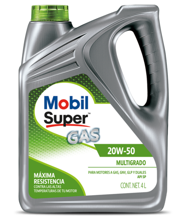 Envase de aceite MOBIL MOBIL SUPER GAS 20W50 - GL 4 LT grado 20W50 - Lubricentro Piloto